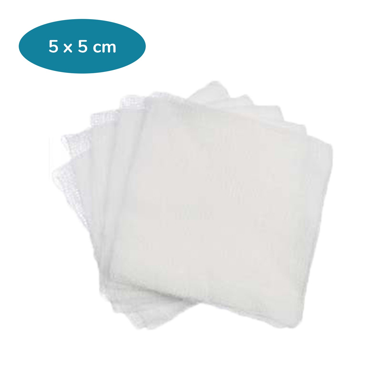 Image of Premier Gauze Swabs 8 Ply White - Sterile (5 swabs/pouch)
