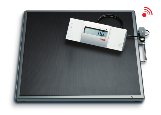 Image of seca 635 EMR-validated flat scale with extra-large platform
