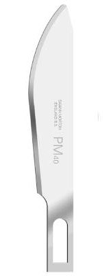 Swann Morton Post Mortem PM40 Carbon Steel Blade - Non Sterile