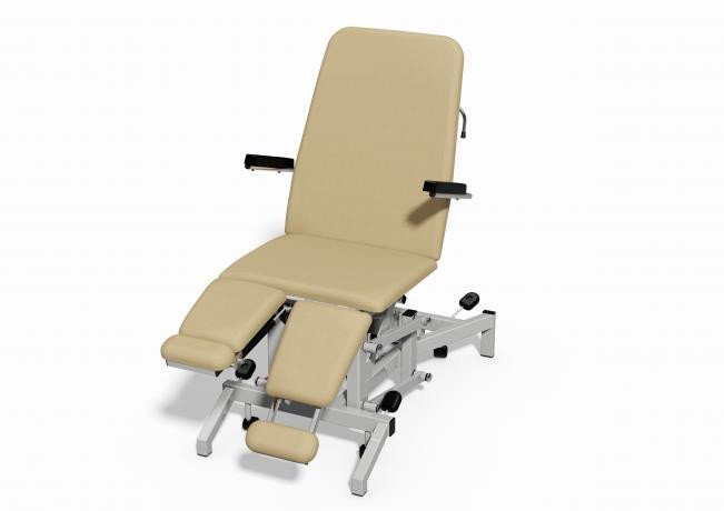Image of Plinth Model 93CD Divided Leg Podiatry Chair - Electric Version