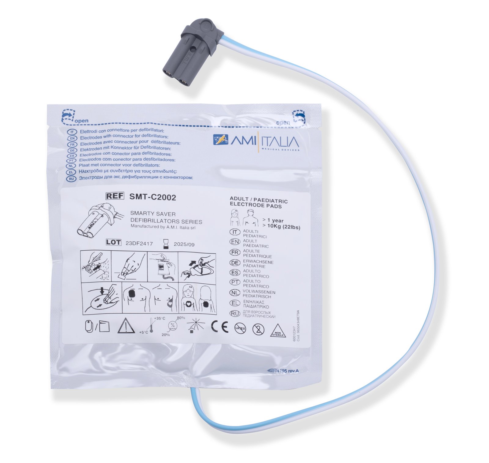 Image of Smarty Saver Disposable, Preconnected, Face-to-Face Pads