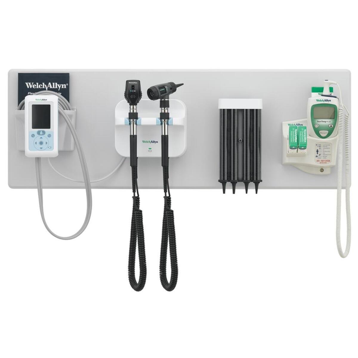 Image of Welch Allyn GS777 777 Diagnostic System with Coaxial Ophthalmoscope, Macroview Otoscope, Connex Digital BP, SureTemp and Specula Dispenser