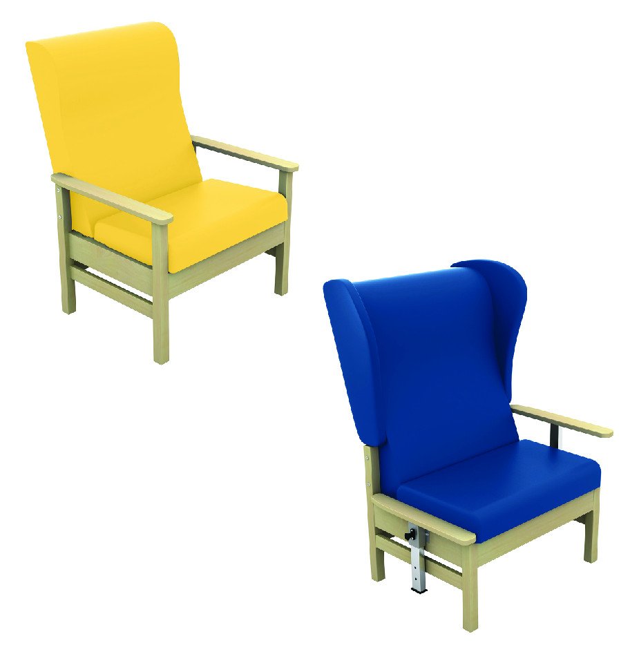 Image of Atlas High Back 40st Bariatric Arm Chair with Drop Arms