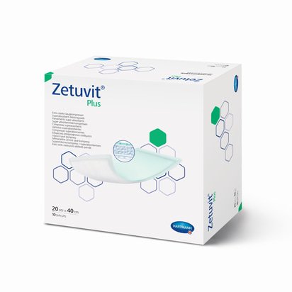 Image of Zetuvit® Plus Superabsorbent Dressing - 10cm x 10cm