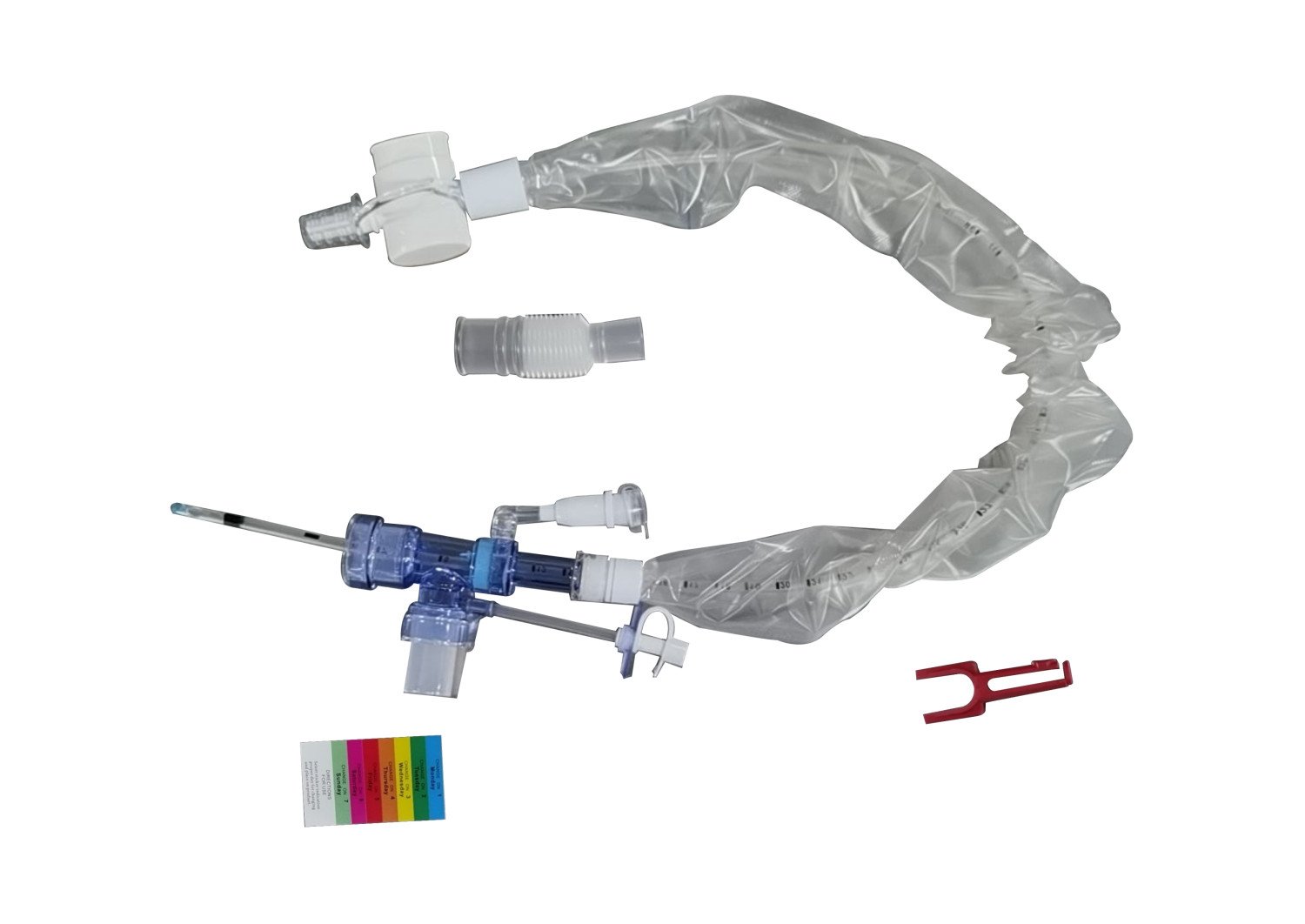 Image of GenCath 72-hr Adult Endotracheal Turbo-Flush Catheter Closed Suction System 54cm